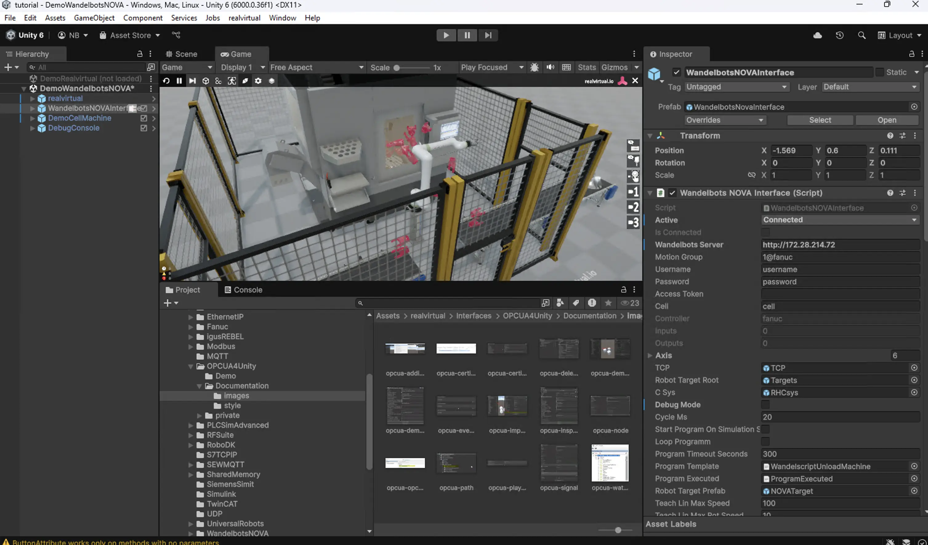 create project in unity hub; node