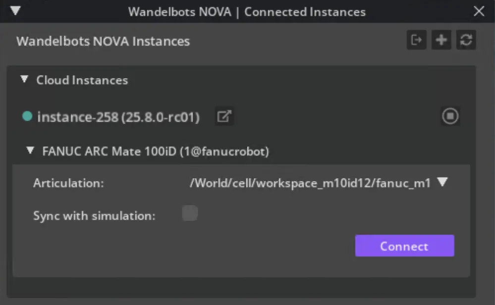 Articulation selected and ready