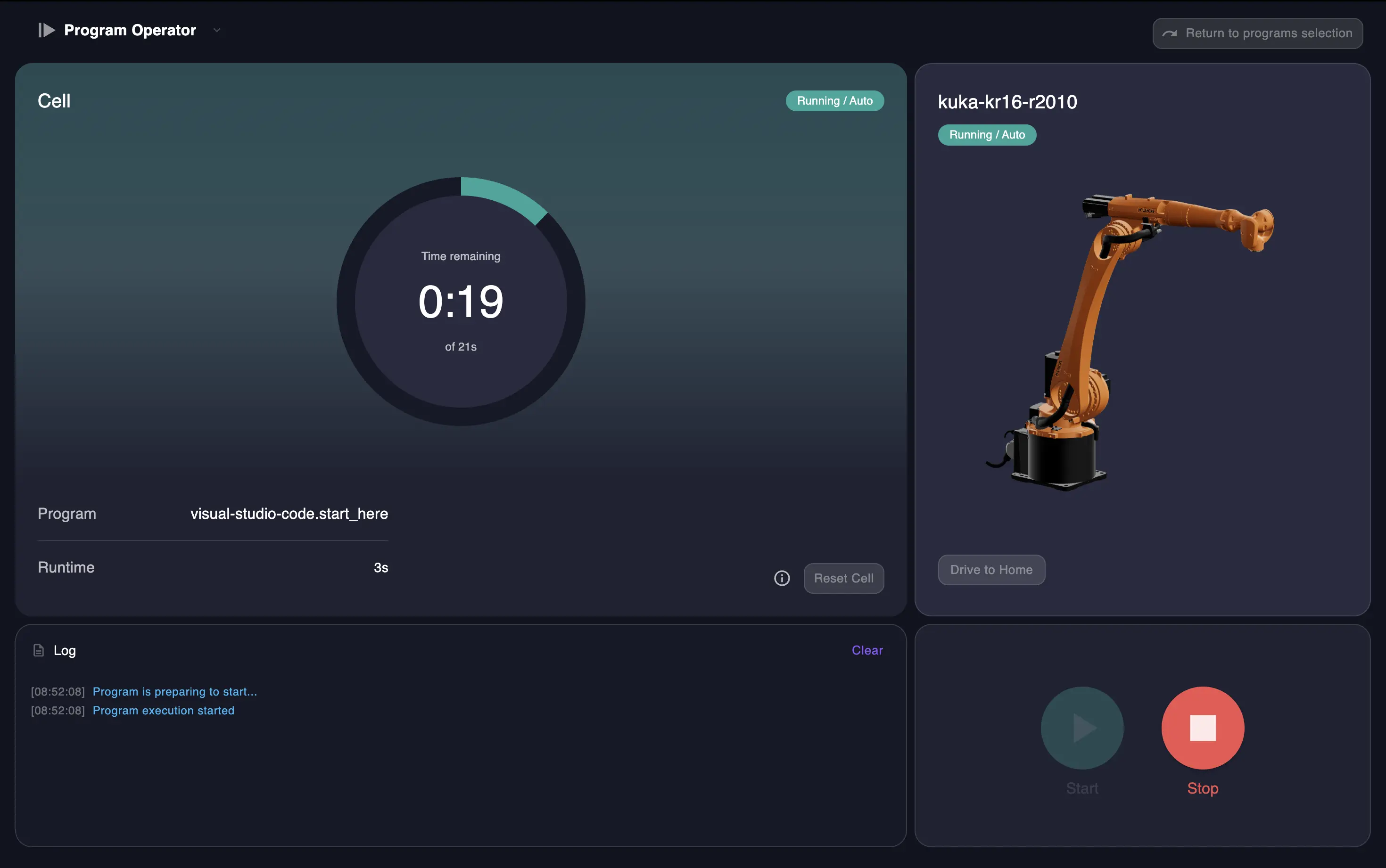 Program Operator application