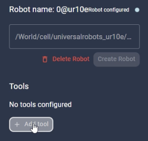 Add tool to NVIDIA Isaac Sim™ in Robot Pad