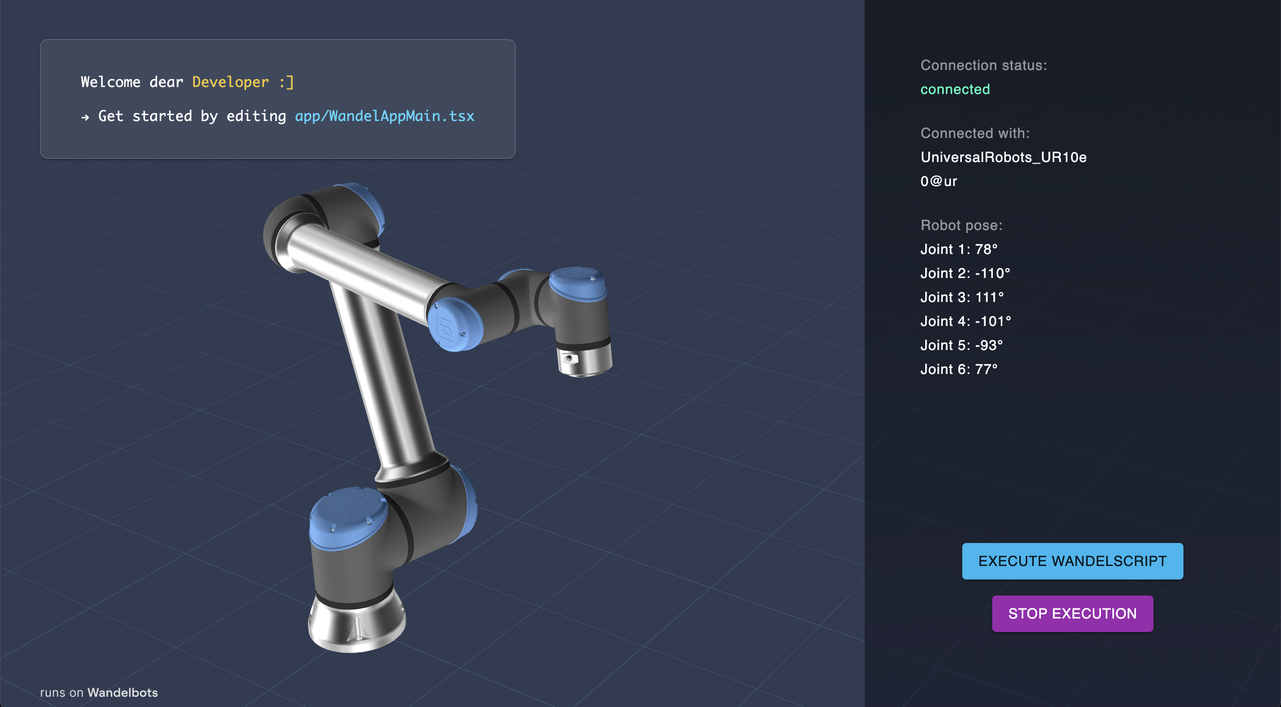 Robot visualization